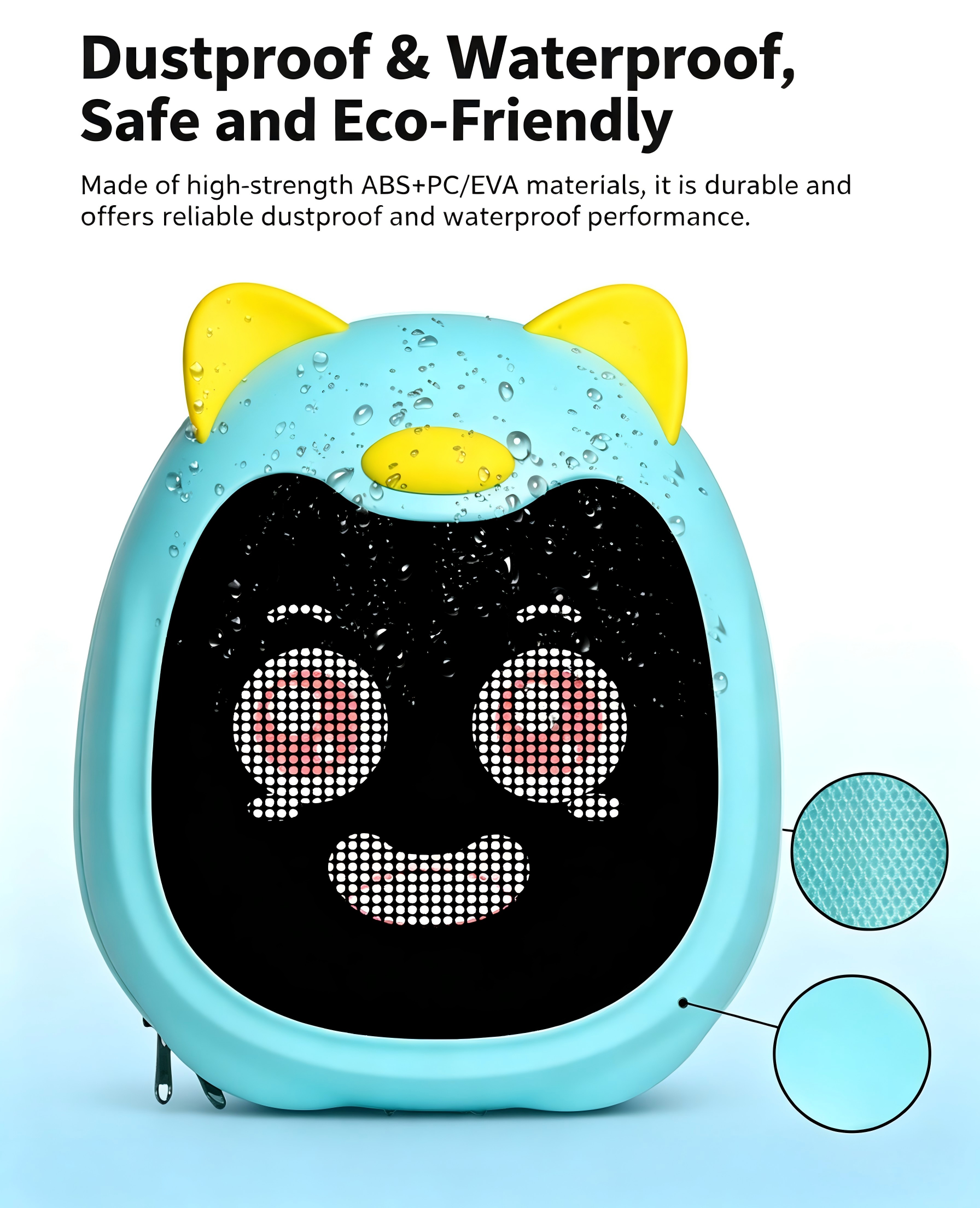 LED Kids Backpack Cute LED Display Kids Backpack | Bionic Smart Light‑Up Backpack for Boys & Girls